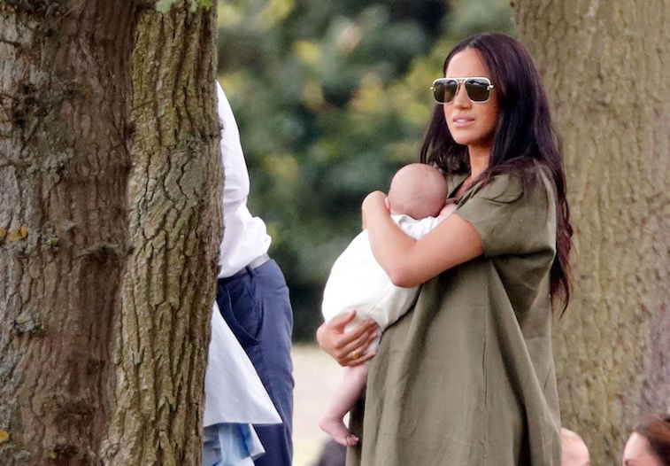 Meghan Markle with Archie