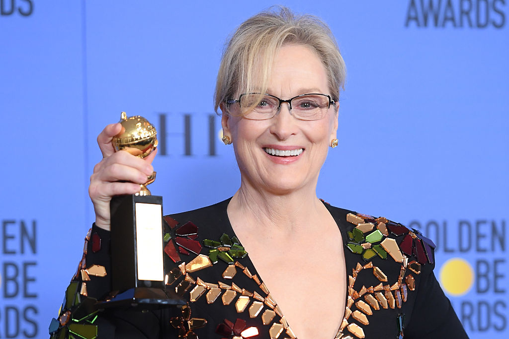 Meryl Streep at the Golden Globe Awards
