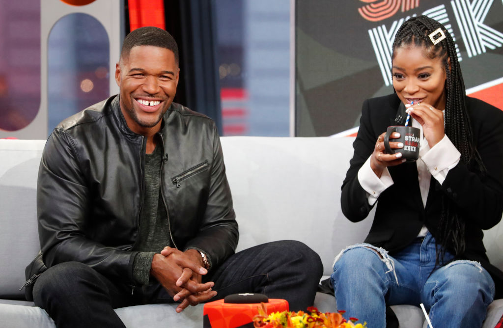 Michael Strahan and Keke Palmer