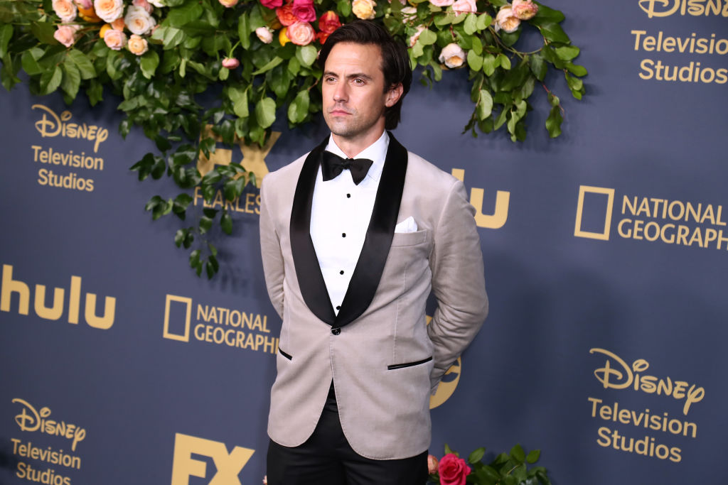 Milo Ventimiglia walks the Emmys red carpet for the party