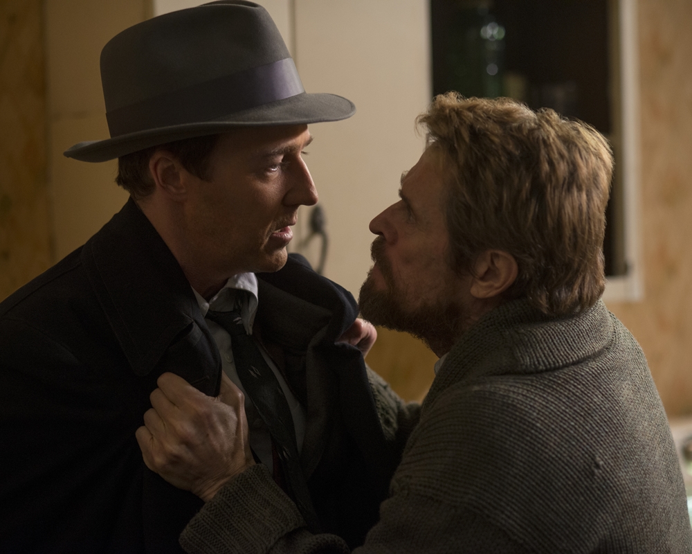 Edward Norton and Willem Dafoe