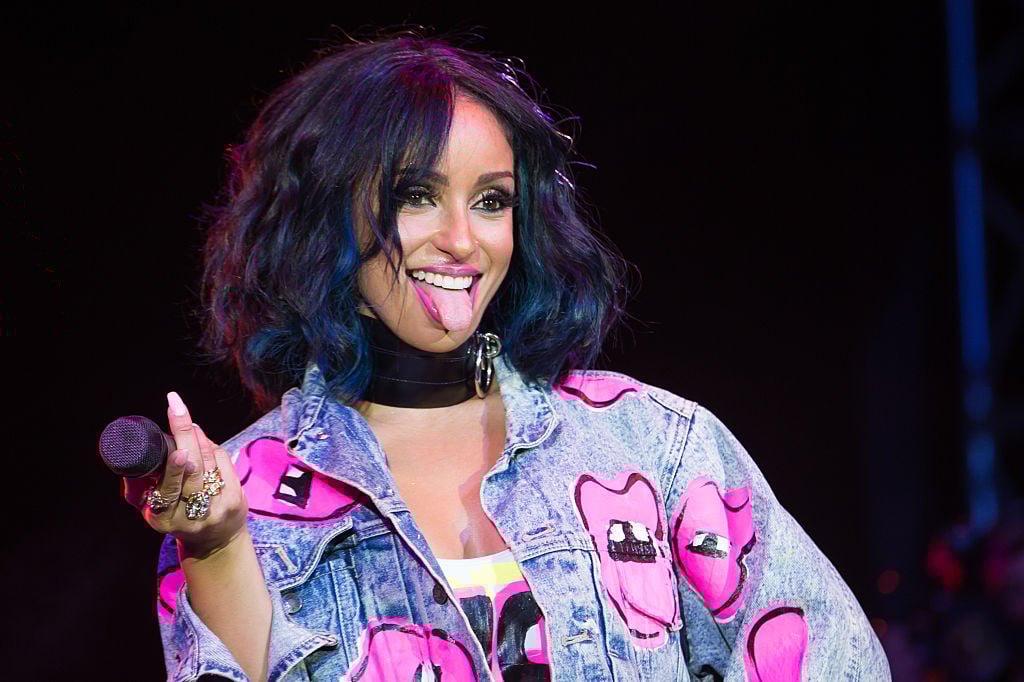 Mya at a festival