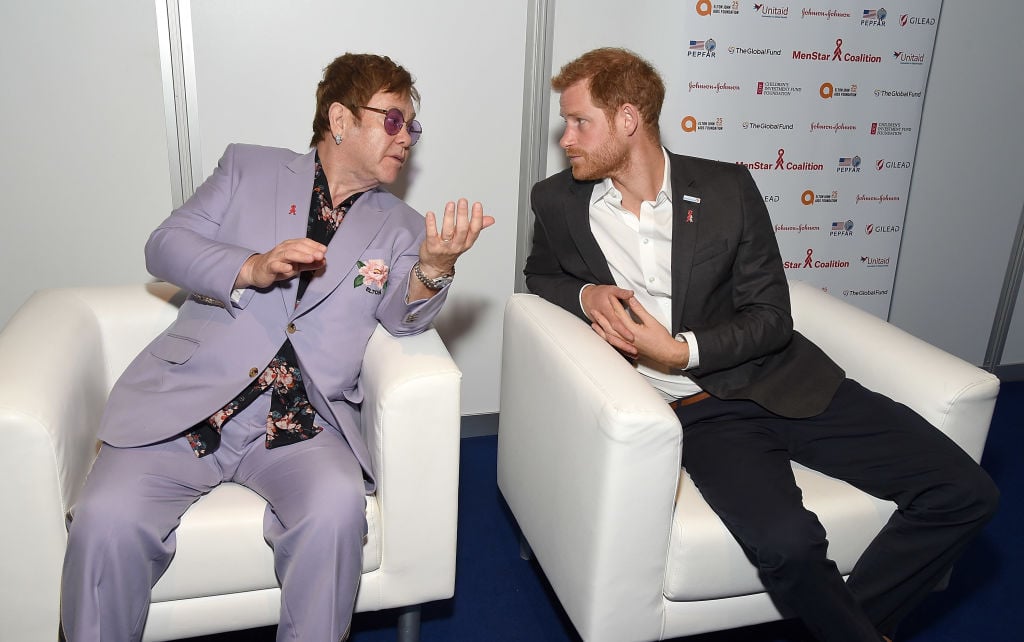 Prince Harry and Elton John