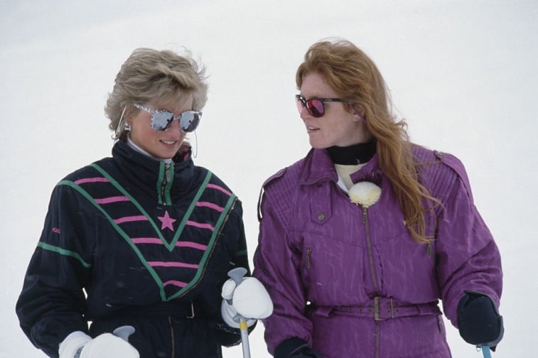 Princess Diana with the Duchess of York