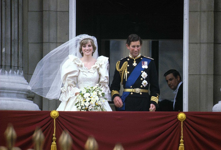 Prince Charles and Princess Diana married