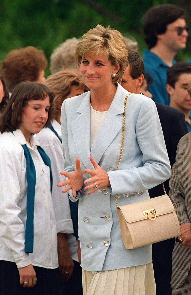 Princess Diana in Argentina on Nov. 25, 1995