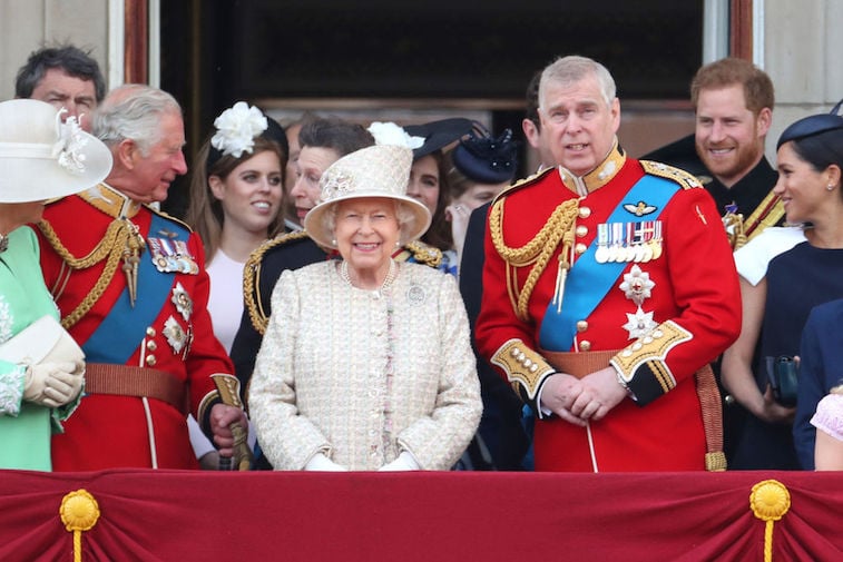 Queen Elizabeth at Trooping the Colour
