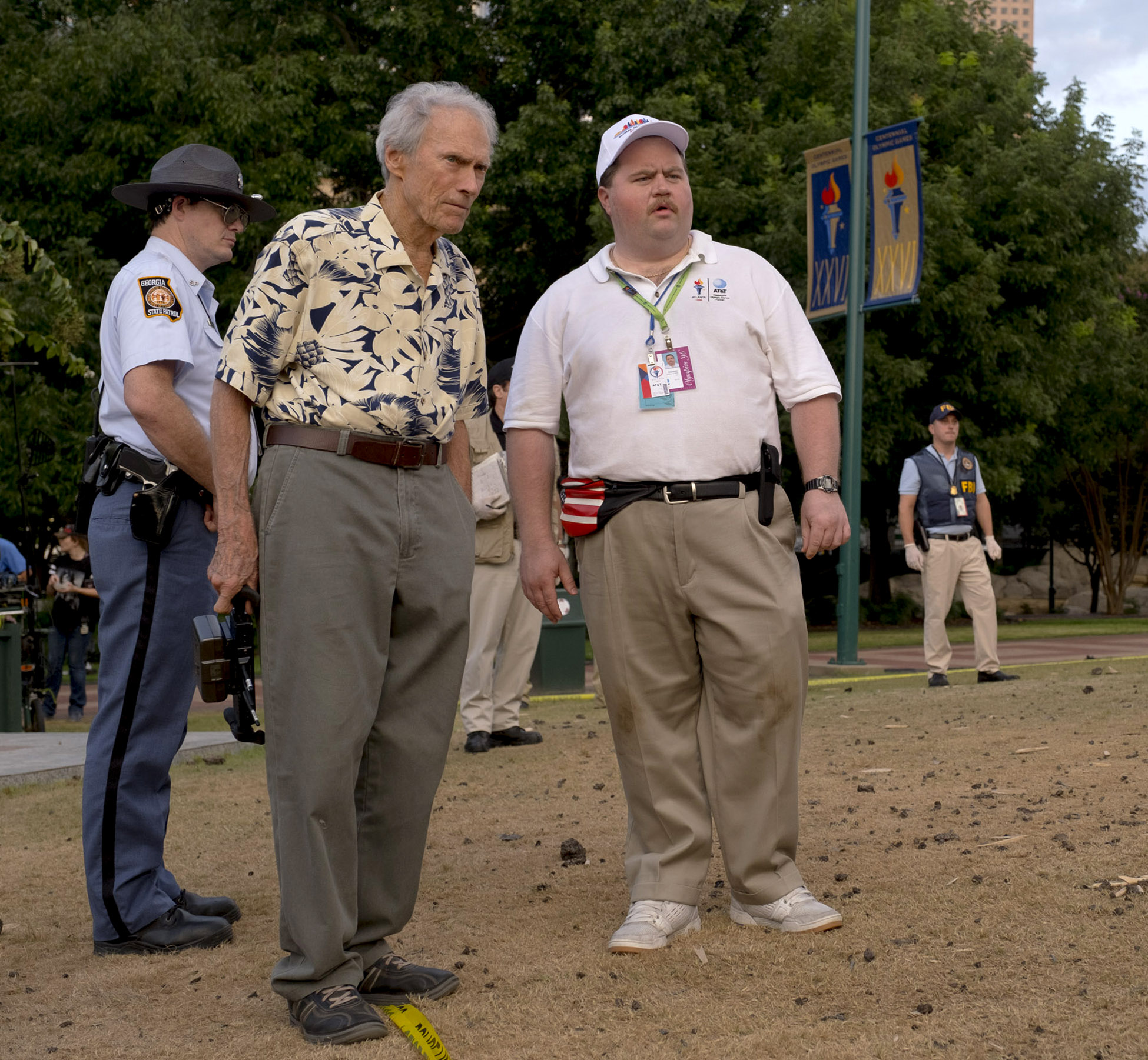 Richard Jewell - Paul Walter Hauser and Clint Eastwood