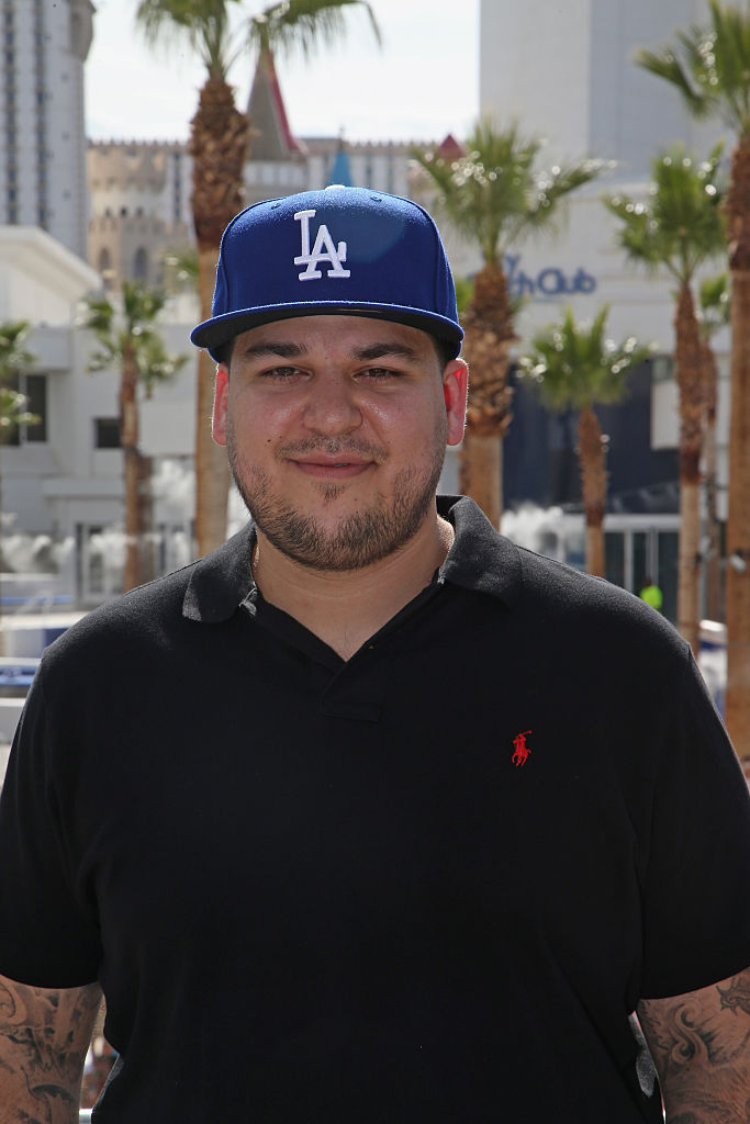 Rob Kardashian attends the Sky Beach Club