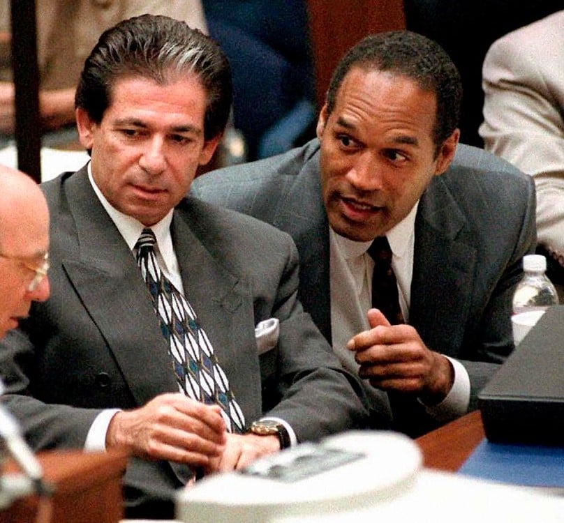 Robert Kardashian and O.J. Simpson