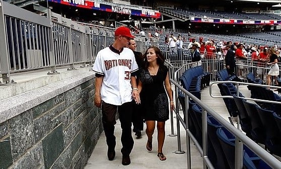 Stephen Strasburg and Rachel Lackey