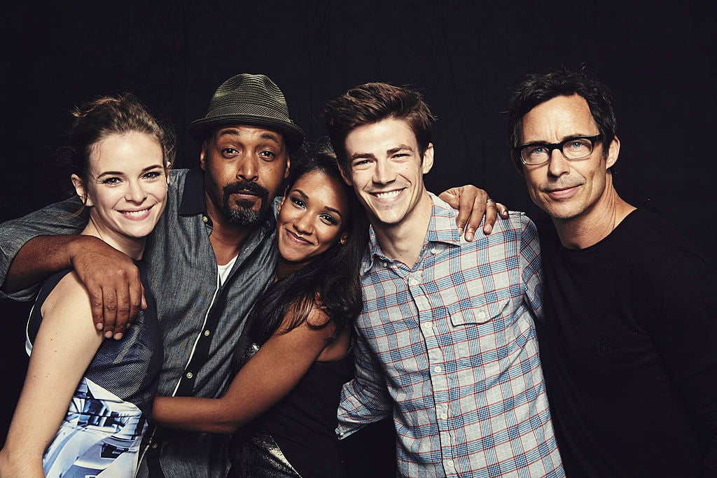 Danielle Panabaker, Jesse L. Martin, Candice Patton, Grant Gustin, and Tom Cavanagh of 'The Flash'