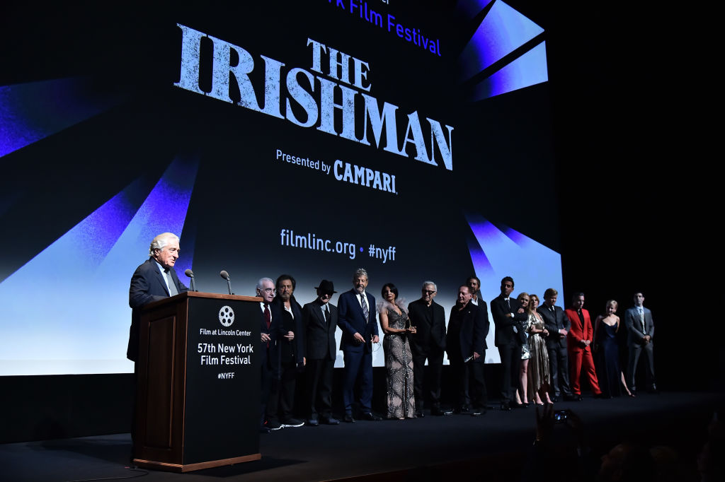 The cast of 'The Irishman' at the New York Film Festival