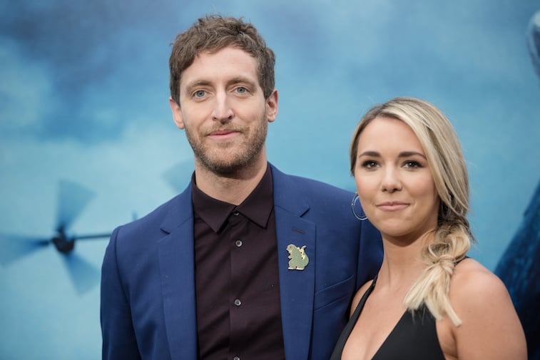 Thomas Middleditch on the red carpet