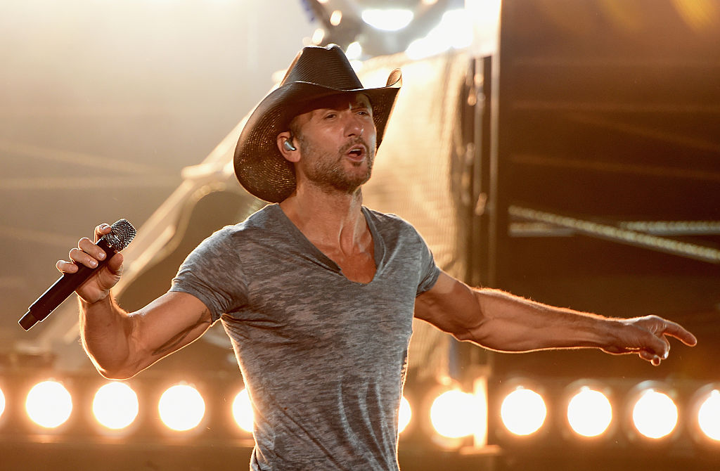 Tim McGraw performing in 2015
