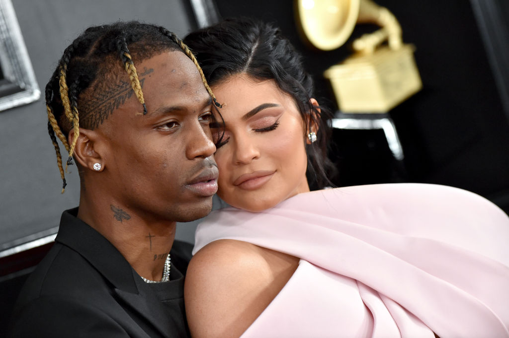 Travis Scott and Kylie Jenner at the Grammys