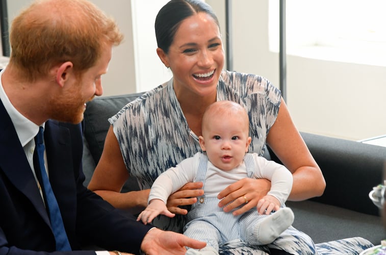 Prince Harry, Meghan Markle, and baby Archie