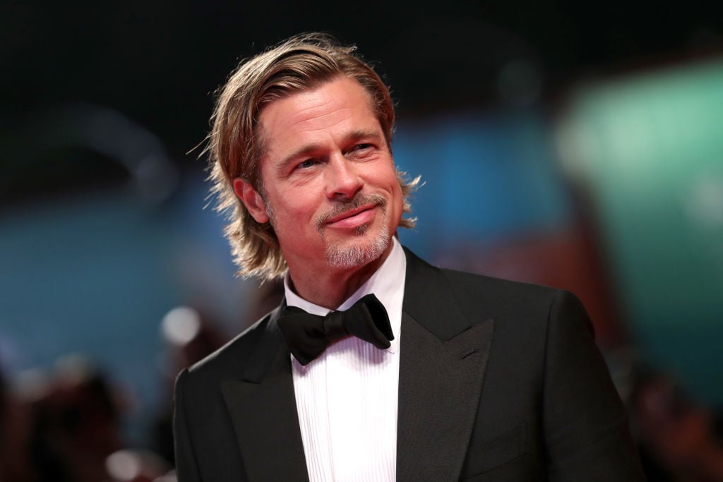 Brad Pitt walks the red carpet ahead of the "Ad Astra" screening during the 76th Venice Film Festival.