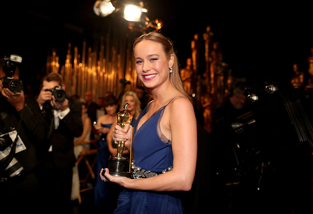 Brie Larson at the 88th Annual Academy Awards.