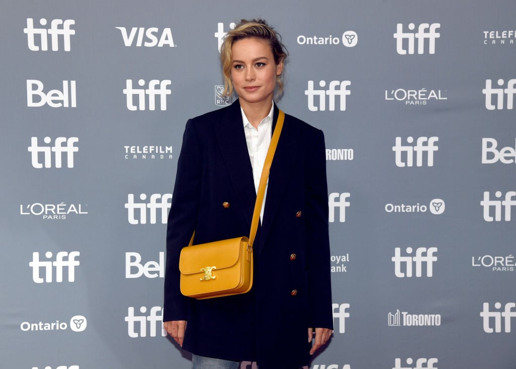 Brie Larson on a red carpet at TIFF.