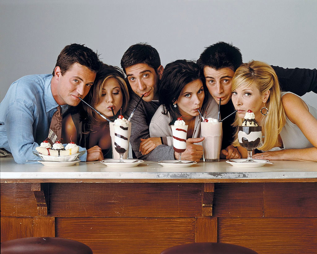 The cast of NBC sitcom 'Friends.'