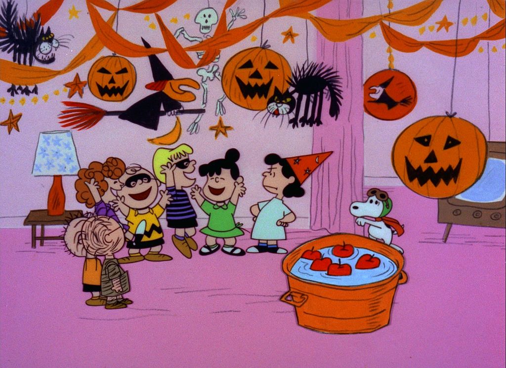 Party scene from It's the Great Pumpkin Charlie Brown 