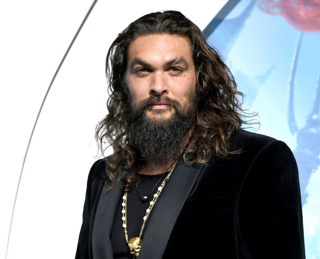 Jason Momoa arrives at the premiere of Warner Bros. Pictures' "Aquaman" at the Chinese Theatre on December 12, 2018 in Los Angeles, California.