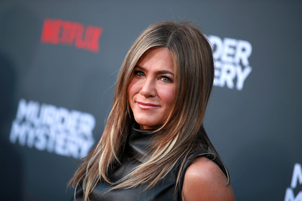 Jennifer Aniston attends the LA premiere of Netflix's "Murder Mystery."