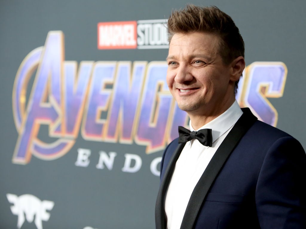 Jeremy Renner attends the Los Angeles World Premiere of Marvel Studios' "Avengers: Endgame" at the Los Angeles Convention Center.