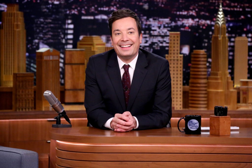 Jimmy Fallon during "Chit-Chat" on November 20, 2017.