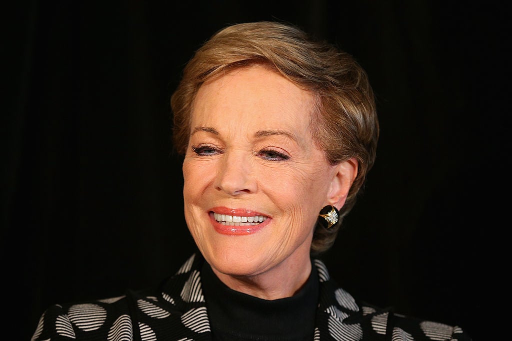 Julie Andrews speaks to media at a press conference ahead of her national tour of "An Evening with Julie Andrews" on May 16, 2013.