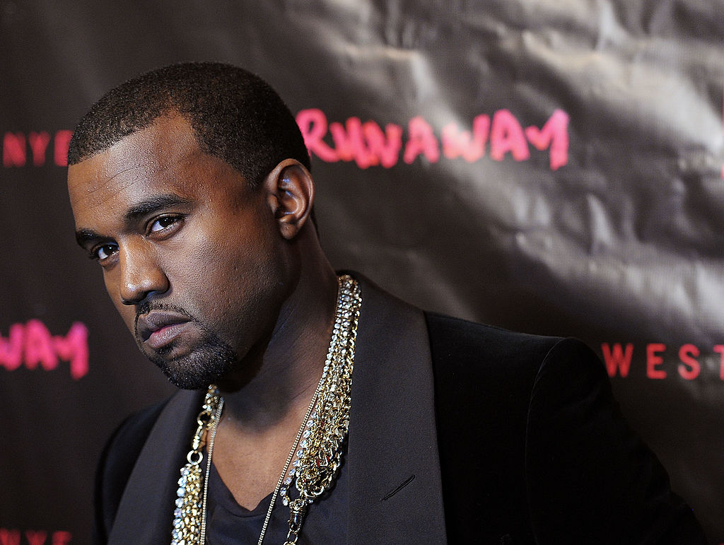 Kanye West attends the "Runaway" New York premiere at Landmark's Sunshine Cinema.