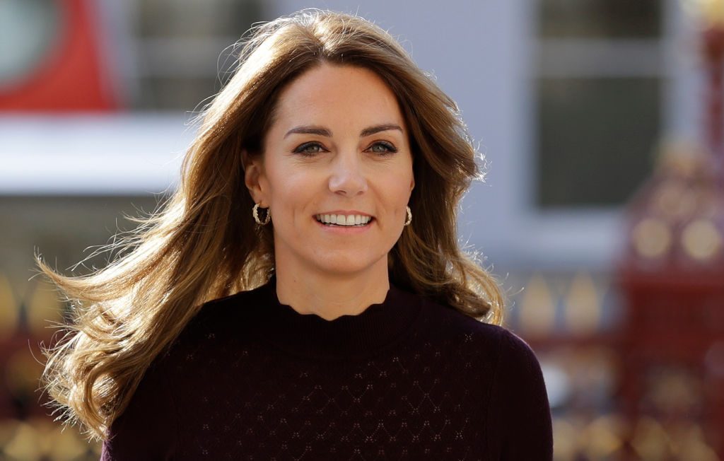 Kate Middleton arrives to visit the Natural History Museum in London.