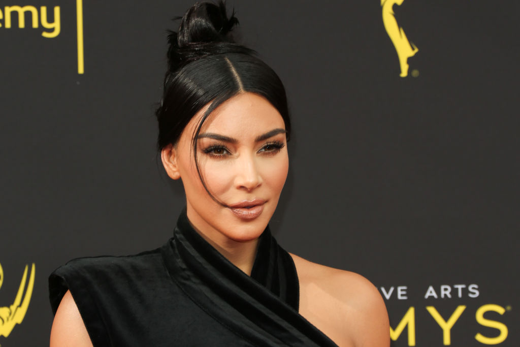 Kim Kardashian West attends the 2019 Creative Arts Emmy Awards.
