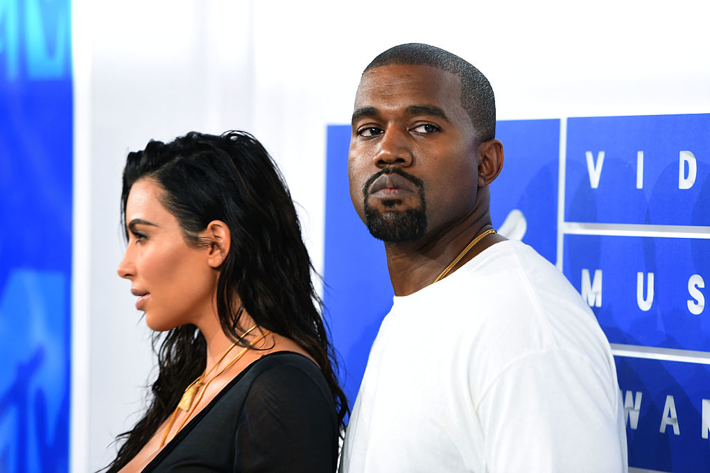 Kim Kardashian West and Kanye West on August 28, 2016
