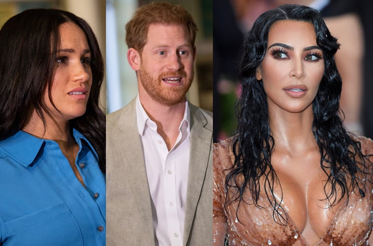 Meghan Markle, Prince Harry, and Kim Kardashian