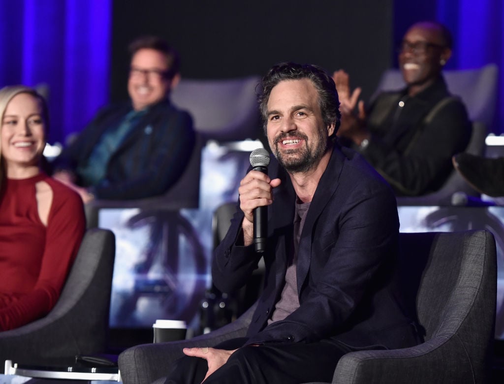 Mark Ruffalo on the 'Avengers: Endgame' panel.