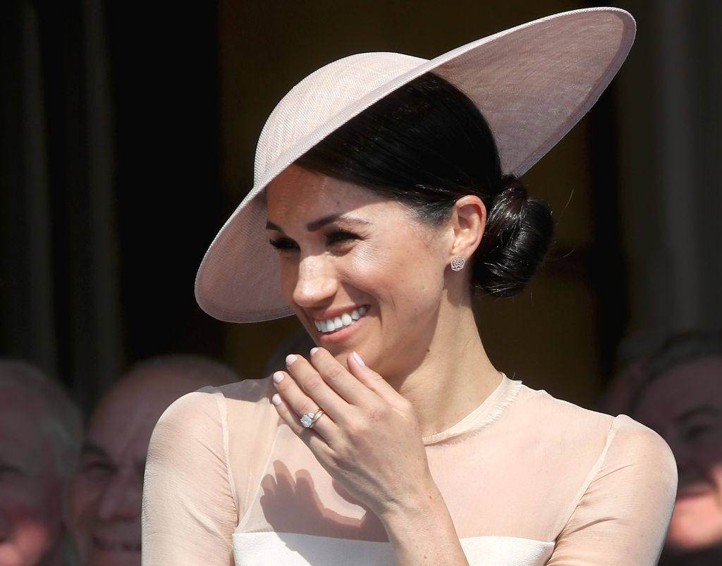 Meghan Markle attends The Prince of Wales' 70th Birthday Patronage Celebration.
