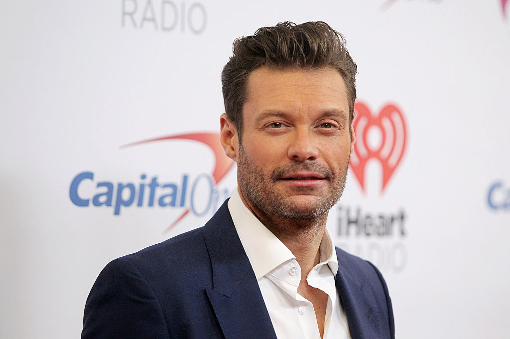 Ryan Seacrest attends the Z100's iHeartRadio Jingle Ball 2015 at Madison Square Garden.