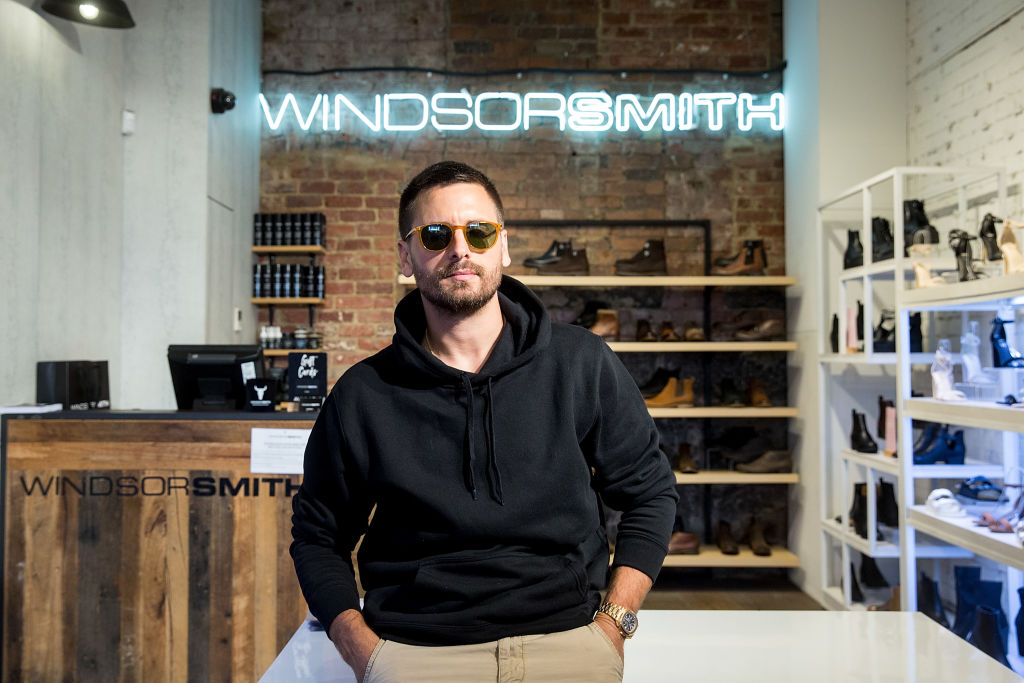 Scott Disick makes a store appearance at Windsor Smith on Bourke Street.