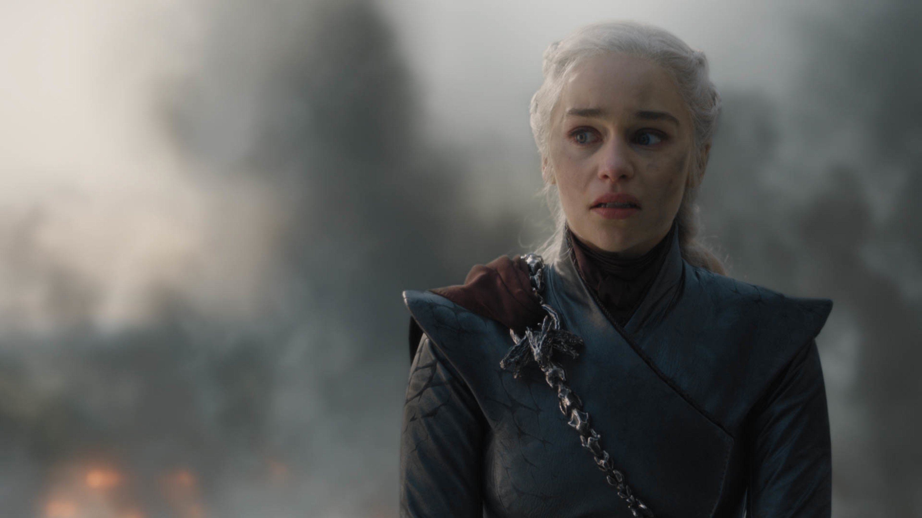 Daenerys right before she decides to burn all of King's Landing (Season 8, Episode 5 of 'Game of Thrones').