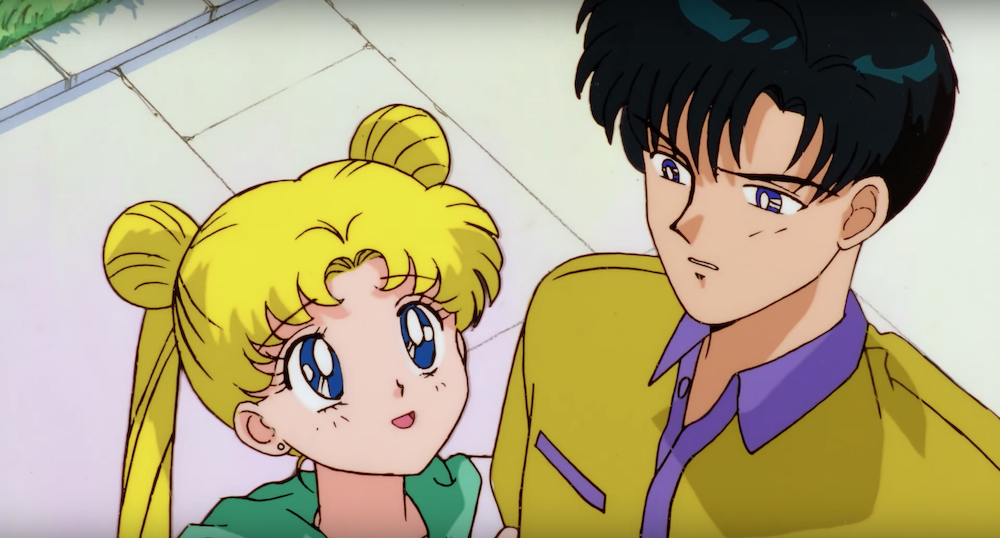 Usagi and Mamoru in 'Sailor Moon R The Movie.'