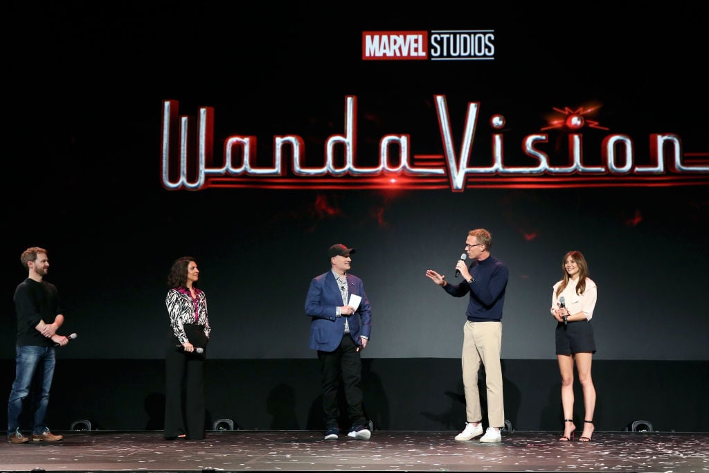 The cast of 'WandaVision' at the D23 Expo