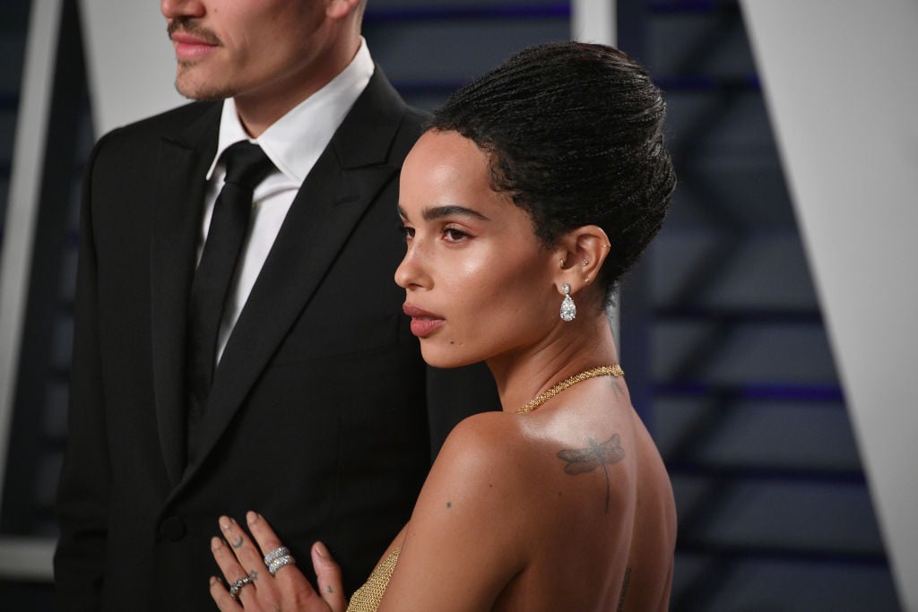 Zoë Kravitz at Vanity Fair's Oscar Party, 2019.