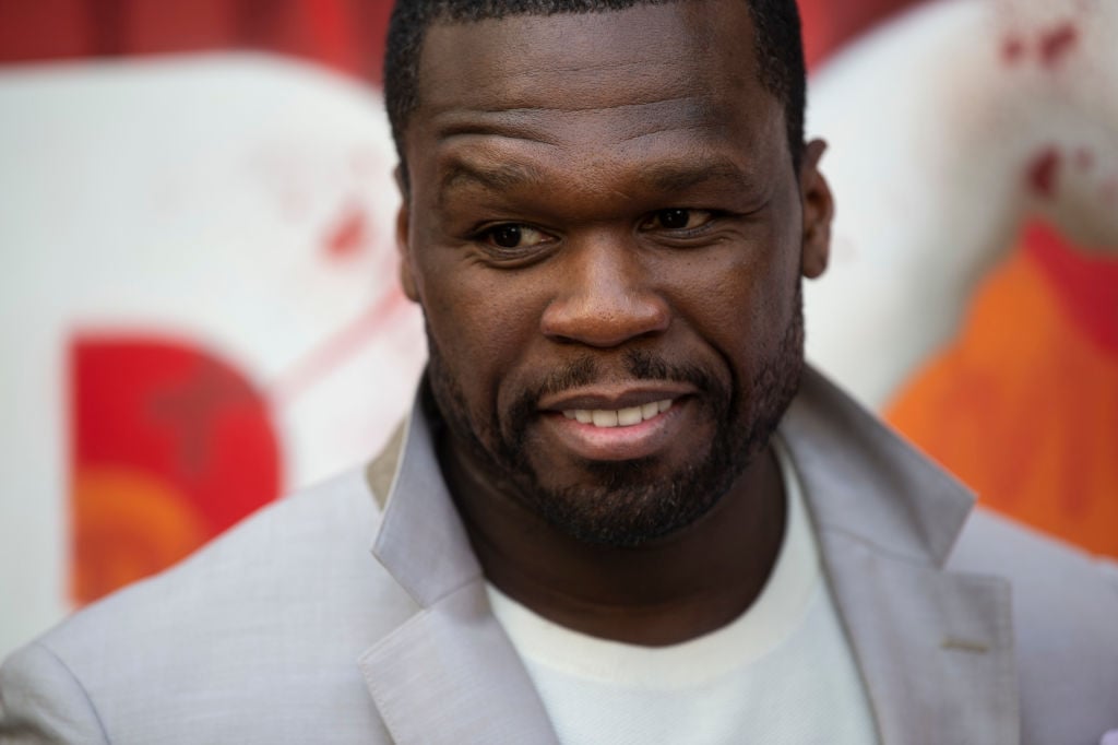 Curtis '50 Cent' Jackson on the red carpet