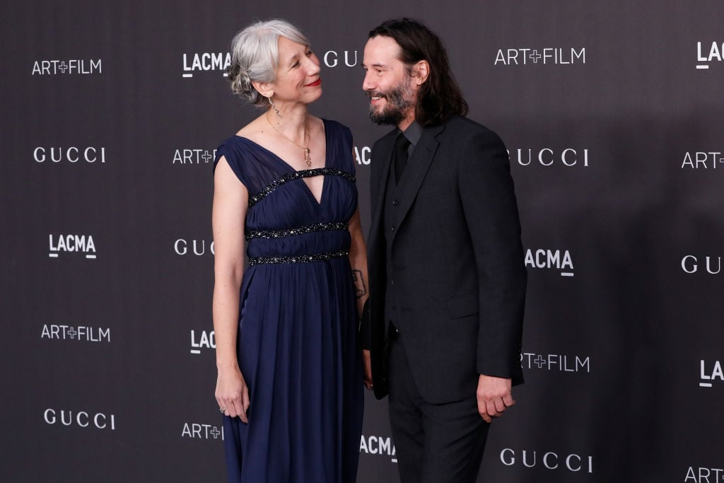 Keanu Reeves and Alexandra Grant