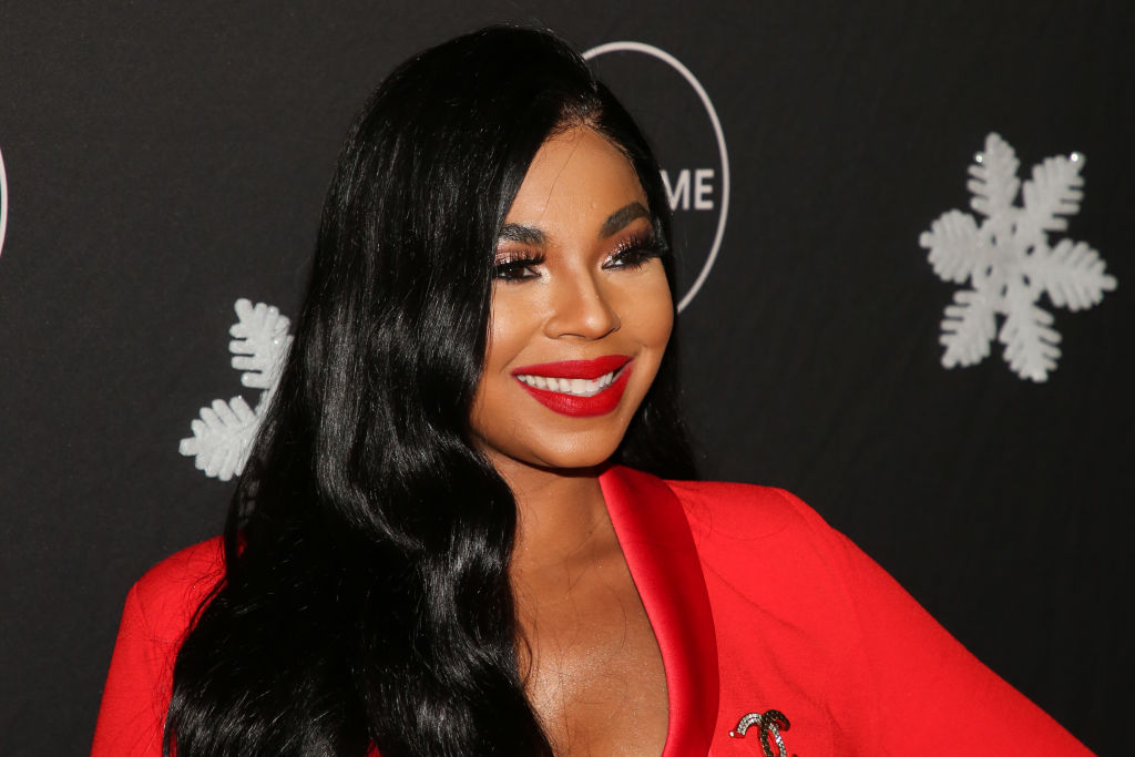 Ashanti at the Lifetime holiday party