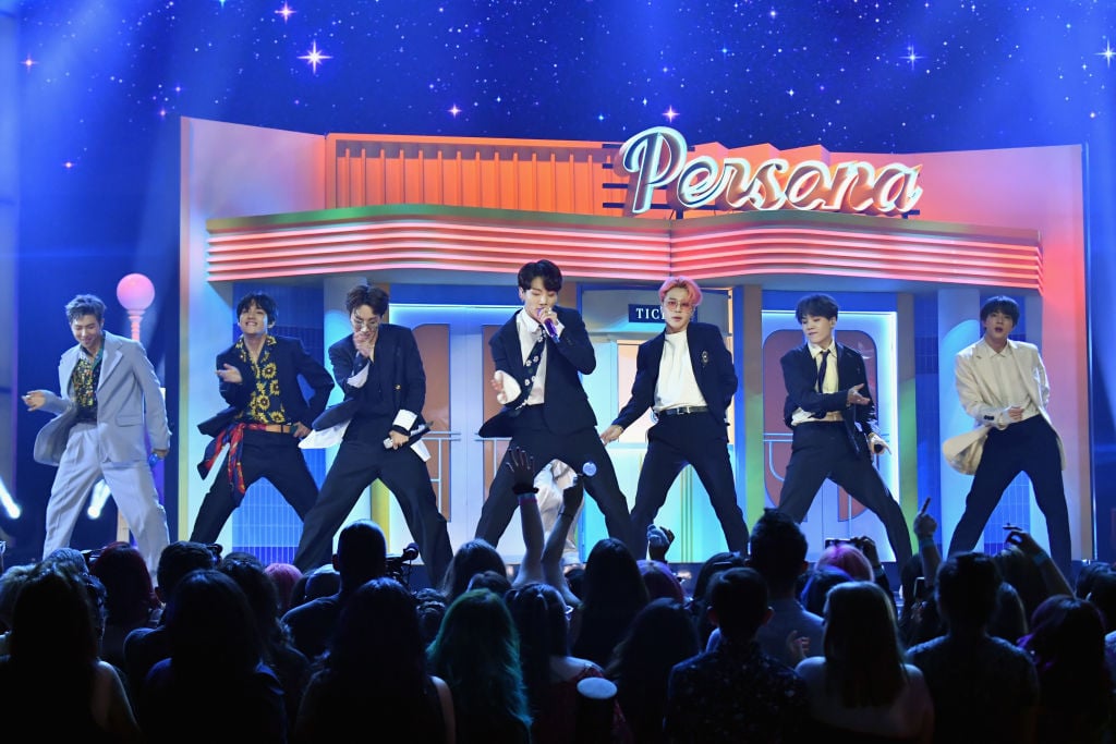 BTS performs onstage during the 2019 Billboard Music Awards