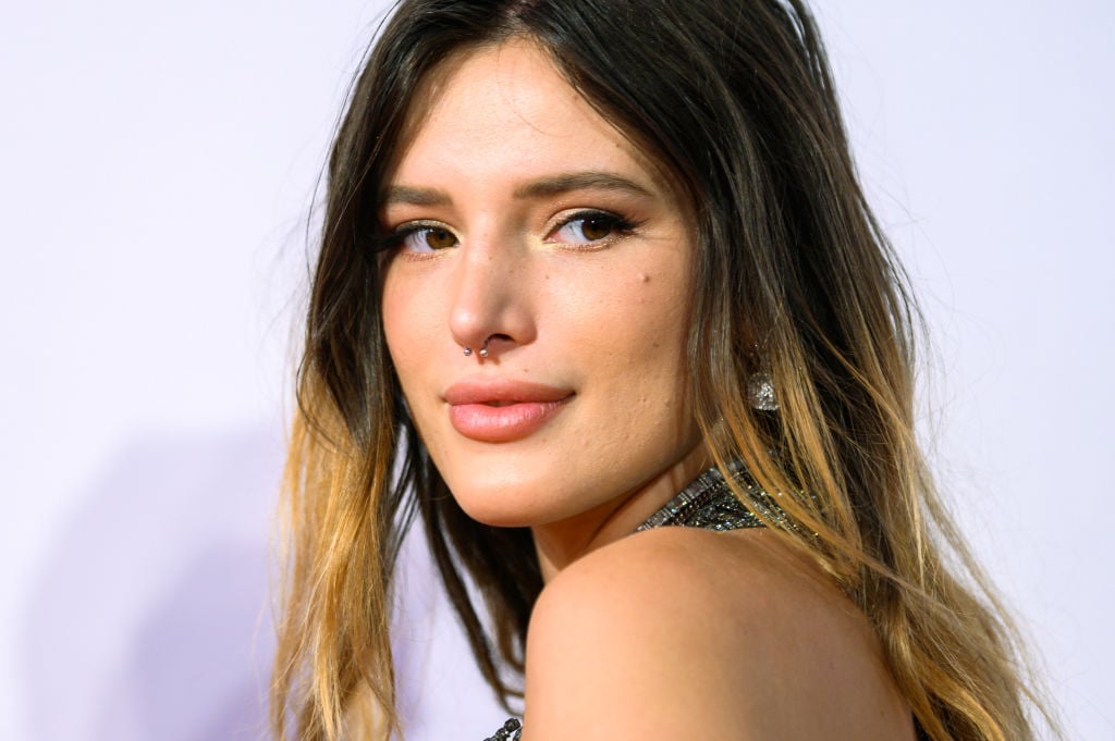 Bella Thorne stands on the red carpet during the opening gala of the Oldenburg International Film Festival