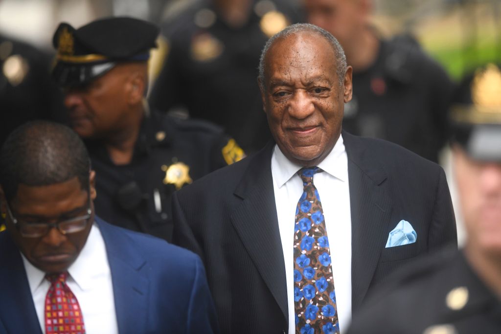 Bill Cosby at a courthouse